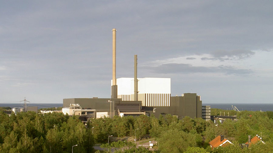 Power plant Oskarsham, Sweden